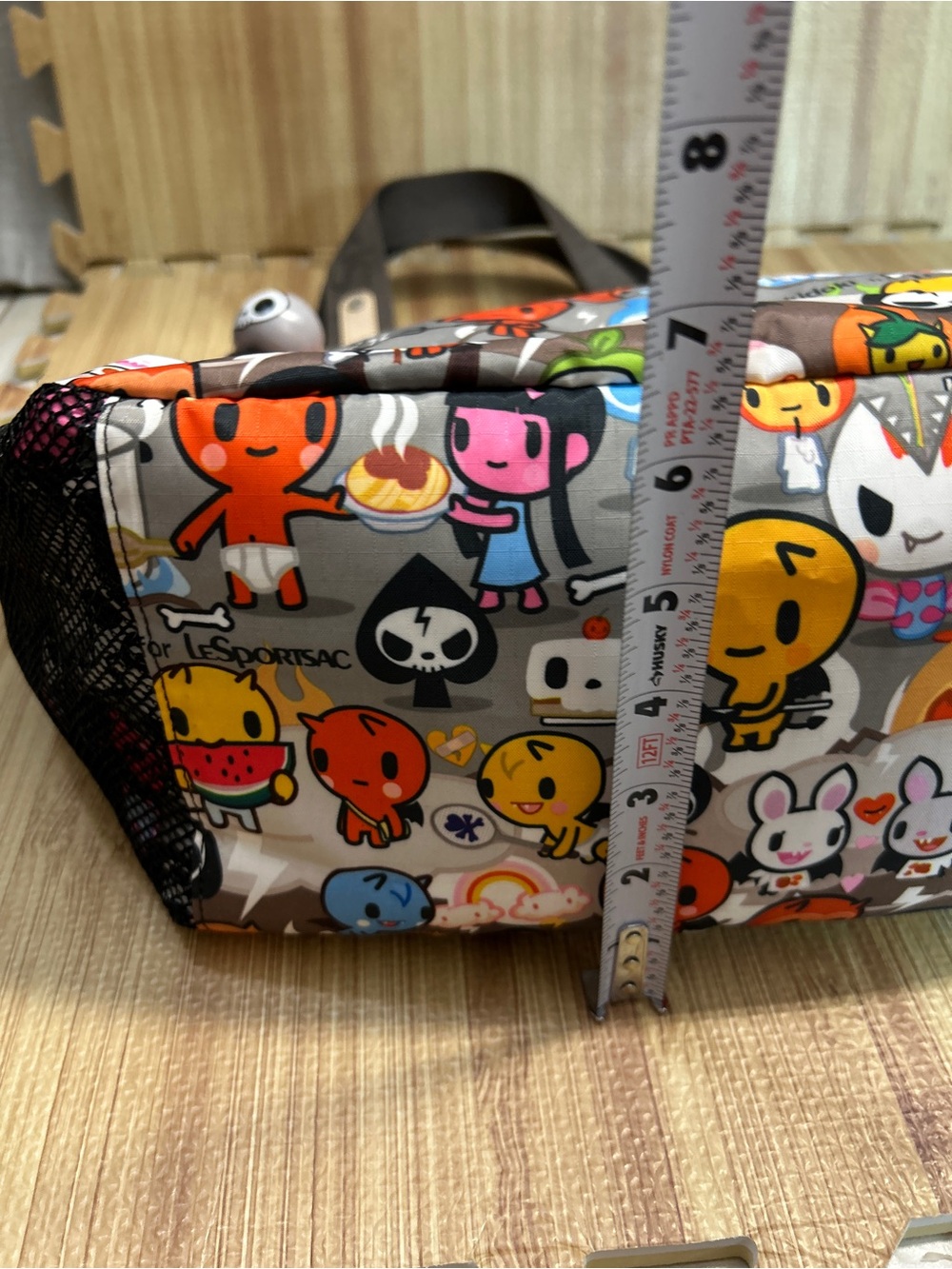 Vintage Tokidoki for LeSportsac Buon Viaggio Inferno Tote Bag - Picture 10 of 14